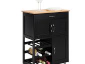 Serving Trolley Cabinet  black or white  FREE DELIVERY