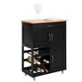 Serving Trolley Cabinet  black or white  FREE DELIVERY Image 2