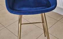 Navy bar stools x 5