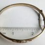 Vintage 18ct G.R. rolled gold Irish Claddagh  Bangle Bracelet Image 7