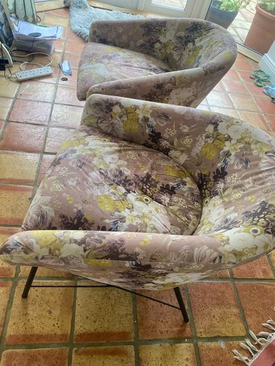 Two chairs  free Dublin 18 shankill near bray.  Dimensions 77 x65 wide and height 60 so not big both fitted jn my hatchback