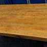 Solid Oak Dining Table 180cm, Ex Display Like New Image 2