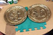 Brass wall plaques