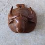 Vintage : Handcarved Wooden Water Buffalo Wall Plaques Image 3
