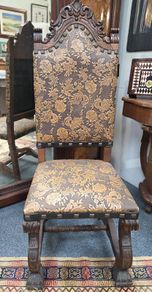 Antique Carved Wooden Chair