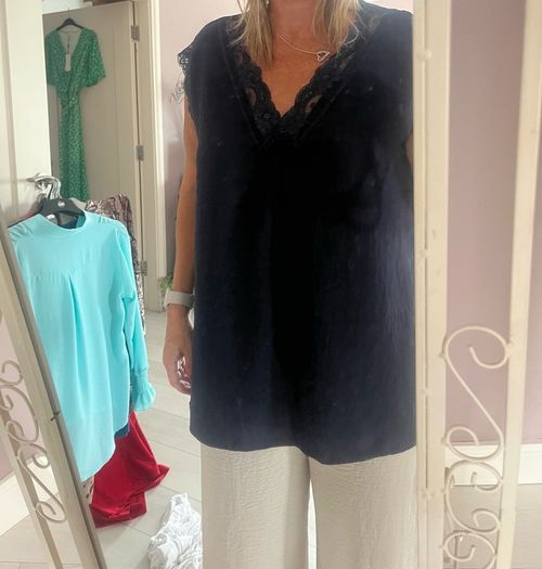 Lace Trim Top