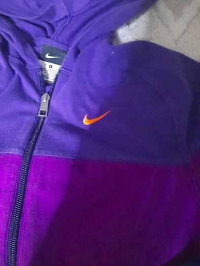 girls 3 tone purple Nike hoody