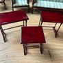 Quality Dolls House Mahogany Furniture Set 12 pieces Image 3