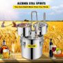 Still Distiller 3Gal 12L Stainless Steel Water Distiller Copper Tube with Circulating Pump Home Brewing Kit Build-in Thermometer for DIY Whisky Wine Brandy Spirits Image 2