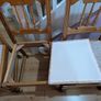 Set Of Six Contemporary Pine Dining Chairs Image 7