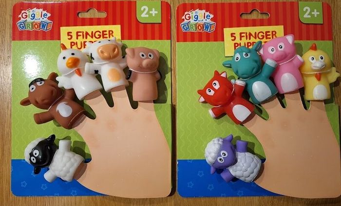 Giggle and Grow 10 Finger Puppets