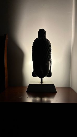 (Move out sell-see my other low priced ads) Buddha Head Table Lamp - Unique & Decorative