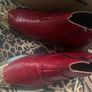 Mens Red Snakeskin Boots Pointed Toe UK 7 Image 6