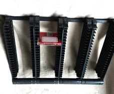 MiniDisc storage rack - holds 40 discs