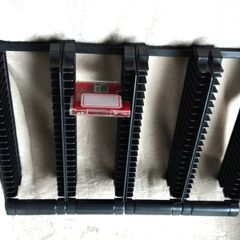 MiniDisc storage rack - holds 40 discs