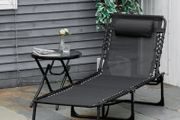 Folding Sun Lounger, 3 Positions (FREE SHIPPING)