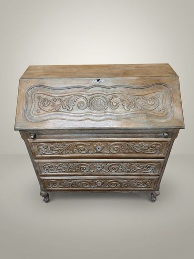 Charming Hand Painted & Distressed Ladies Writing Desk