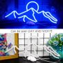 Desert Sunset Neon Light Sign Blue Led Neon Signs for Bedroom Landscape Shape Neon Wall Lights Light Signs Custom Made Neon Lights (FREE POSTAGE) Image 5