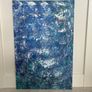 Unique abstract blue painting Image 2