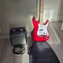 Squier stratocaster + amp and accessories Image 3