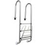 Pool Ladder 3 Steps Stainless Steel 120 cm Image 2