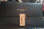 Beautiful Italian Viola Casttellani Leather handbag