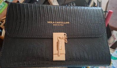 Beautiful Italian Viola Casttellani Leather handbag