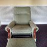Green Recliner Armchair Image 3