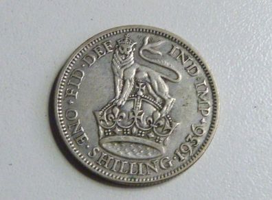 George the Fifth silver shilling