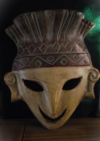 Terracotta 'Myan' Mask