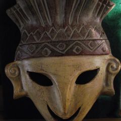 Terracotta 'Myan' Mask