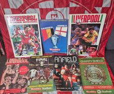 Liverpool FC Memorabilia Job Lot - 1990/91 Season Review hardback, 1993 Hardback & Cup Final Programmes