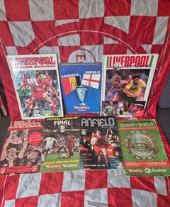Liverpool FC Memorabilia Job Lot - 1990/91 Season Review hardback, 1993 Hardback & Cup Final Programmes