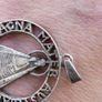 Vintage Magna Mater Austriae 1934 Cut 5 Schilling Silver Coin Pendant Image 6