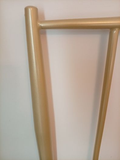Kave home beautiful golden metal headboard