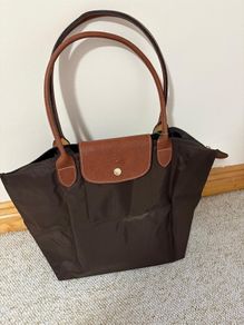 Longchamp le Pliage / tote /large / brown/ new