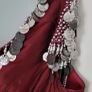 FRANCA belly dancer style cropped top Sz M ( Fit 10-12 UK) Image 8