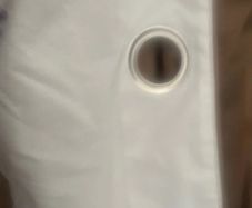 velvet lined curtains