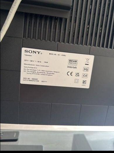Tv Sony Bravia 4k 120hz
