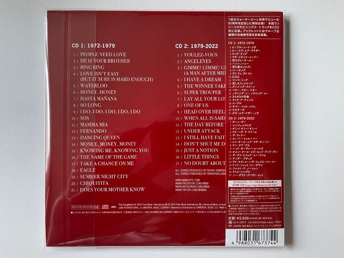 ABBA, The Singles, Japan SHM-CD, 7inch Special Edition