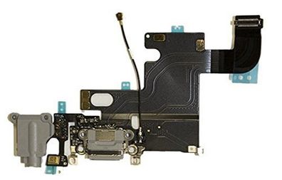 Charging Port Dock Headphone Jack Flex Cable For iPhone 6S BLACK-#130838