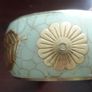 BANGLE - Brass - Enamelled - Pale Green Image 2