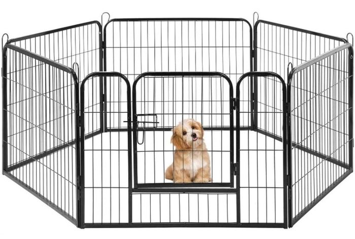 Heavy Duty Puppy Play Pen Playpen 6 x Panel Whelping Pen Pens 3 Sizes in this add EXTRA TALL (FREE POSTAGE)