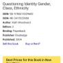 Questioning Identity Gender, Class, Ethnicity  Kath Woodward Routledge The Open University Image 8
