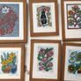 Mini framed handmade paintings Image 2