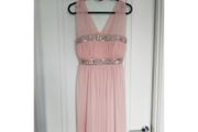 Dress in dusty pink colour Size M