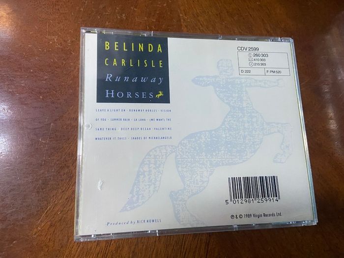 Belinda Carlisle Runaway Horses CD