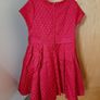 Girls red dress 5/6 years Image 3