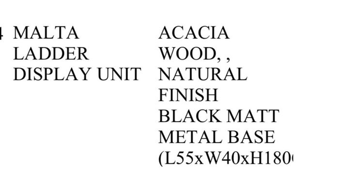 ladder display unit