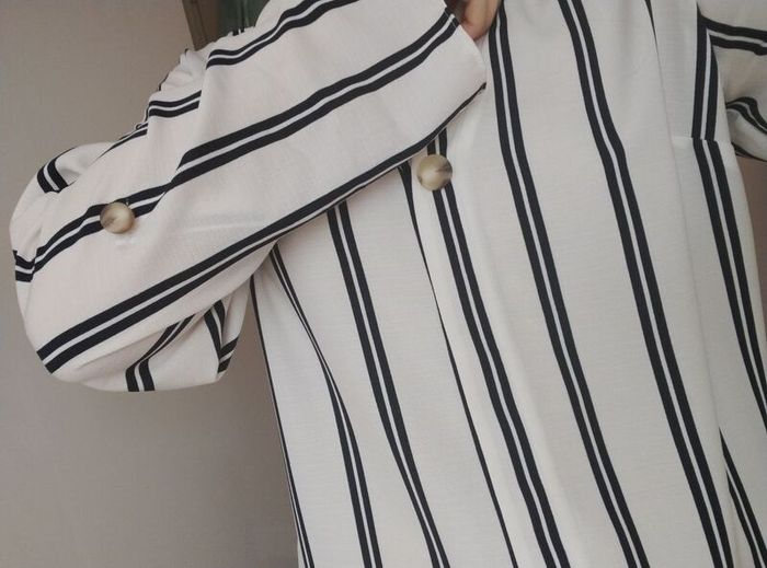 stripey blouse